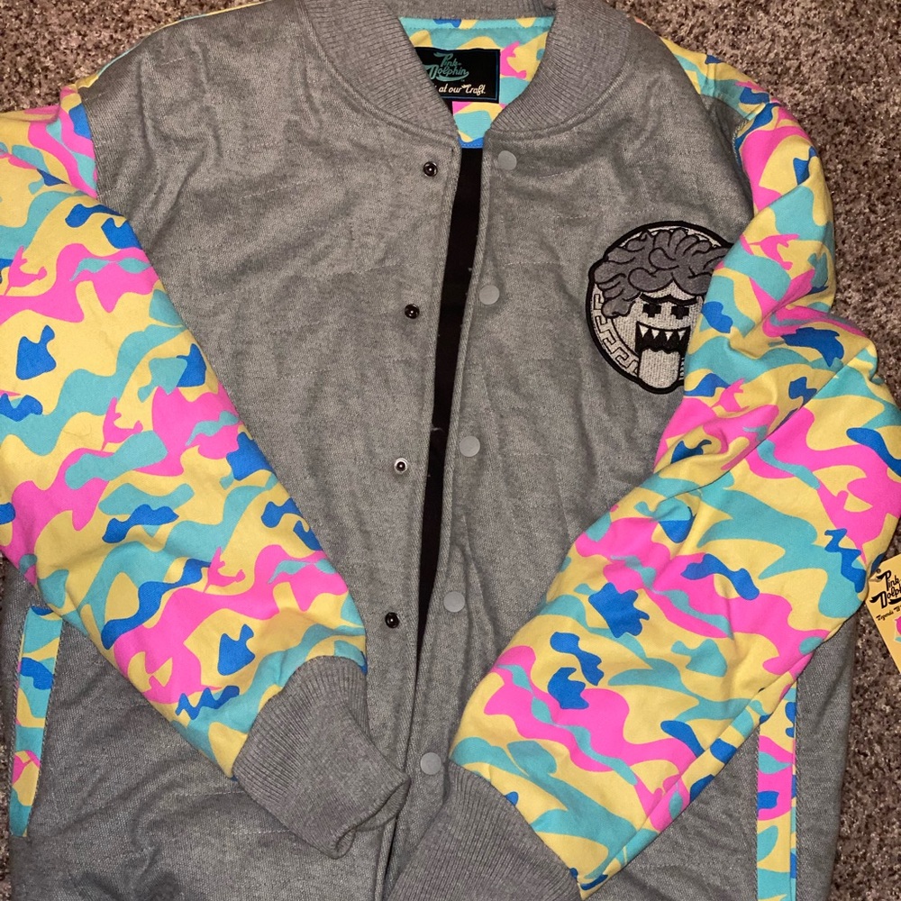 Pink Dolphin Jacket—-size 2XL Brand New Never Worn with tag still on it….